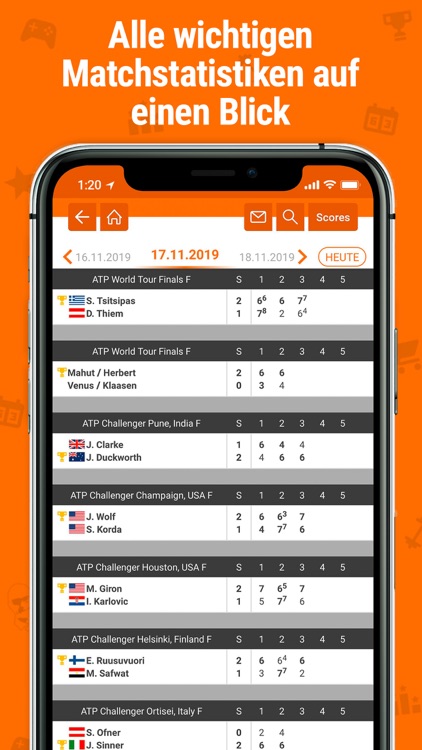 myTennis,Scores,News,Rankings