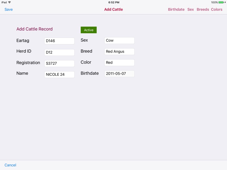 Cattle Treatments Database screenshot-4