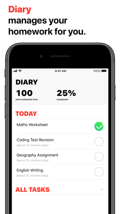 How to cancel & delete Diary - Homework Management from iphone & ipad 1