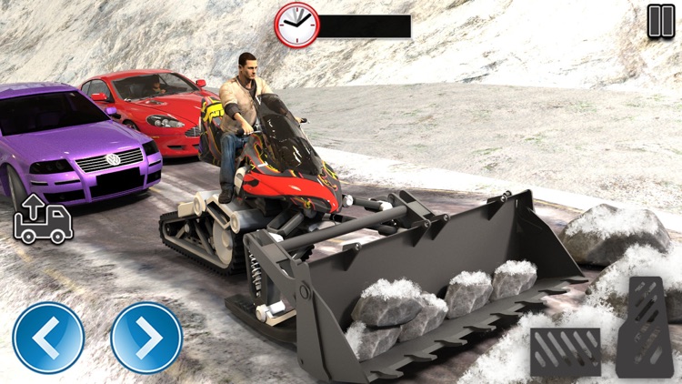 Snow Bike Sledge City Rider 3D