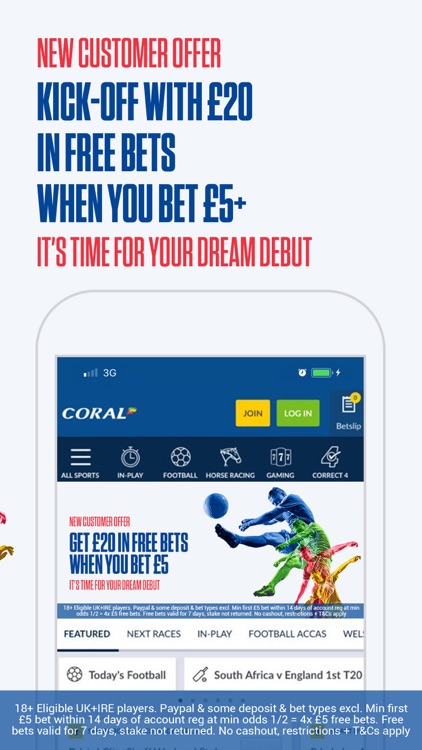 Coral Sports Betting App