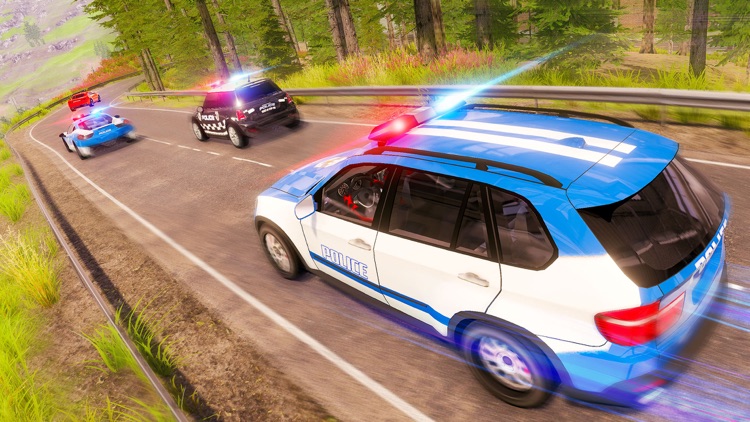 Police Car Chase Robot War