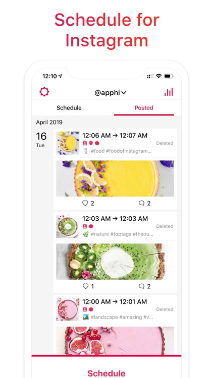 Apphi: Scheduler for Instagram