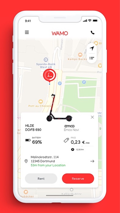 WAMO: E-Scooter Sharing screenshot 2