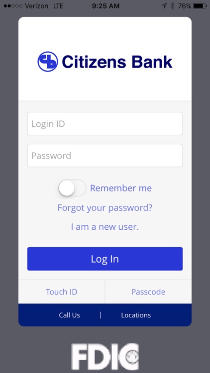 Citizen Bank Mobile App