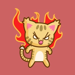 Funny Cat Emotions Stickers