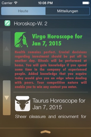 Horoscope Widget screenshot 2