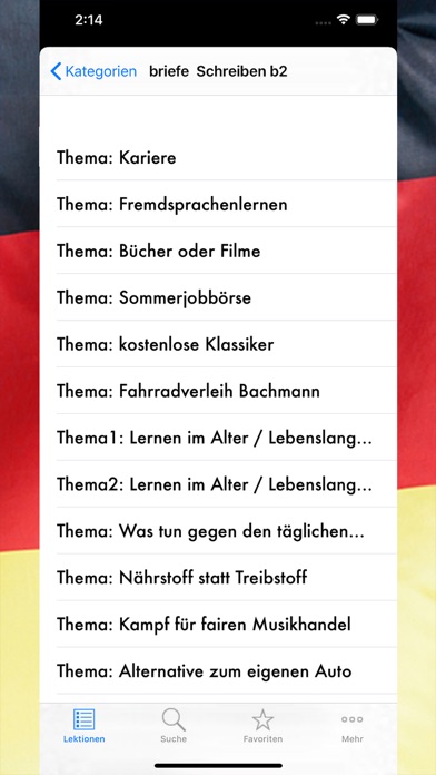 Schreiben B2 Deutsch Lernen screenshot 2