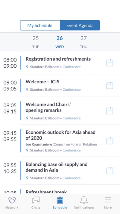 ICIS Events Networking screenshot 3