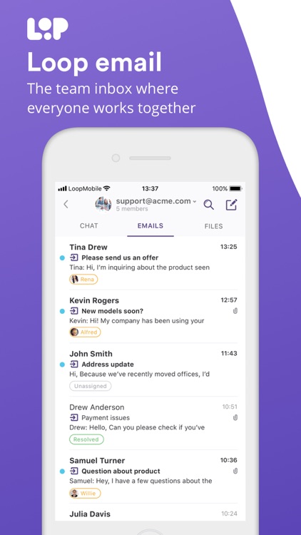 Loop Email: Mail & Team Chat
