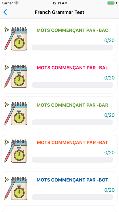 French Grammar Test screenshot 4