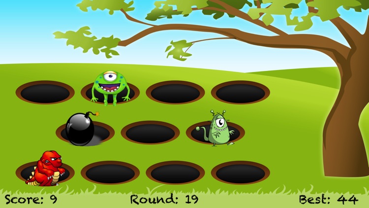 Whack A Cute Monster: Fast Tap