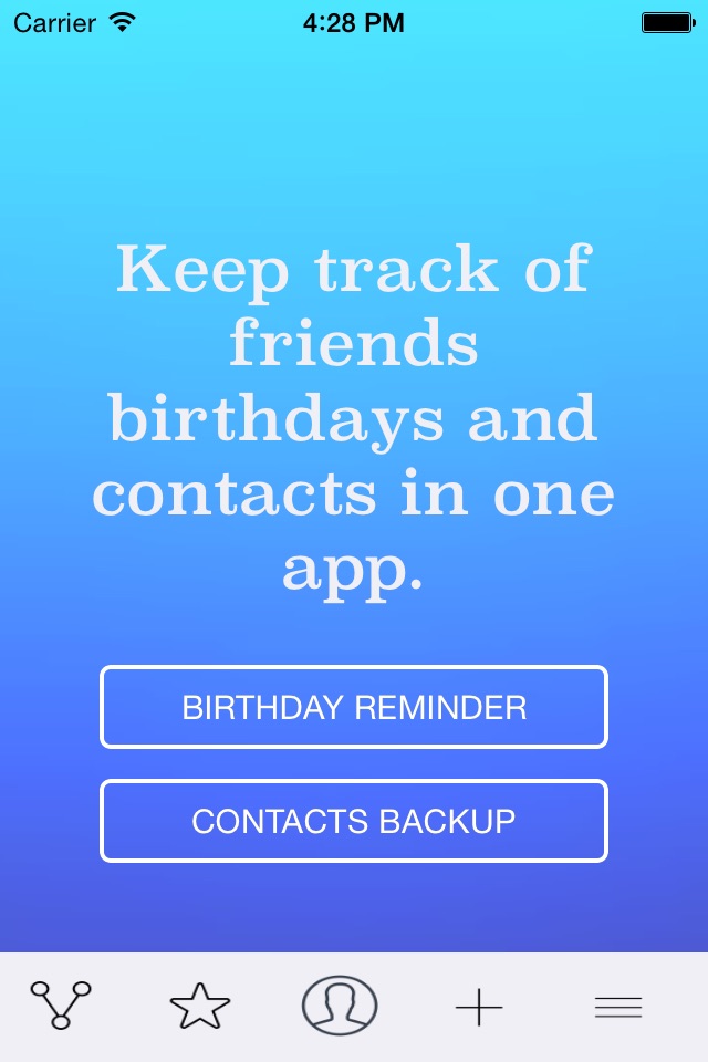 Birthday & Contact Backup screenshot 3