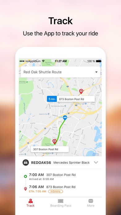 Red Oak Shuttle Bus App screenshot 2