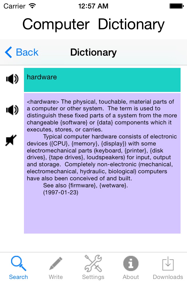 Computer Dictionary English screenshot 2