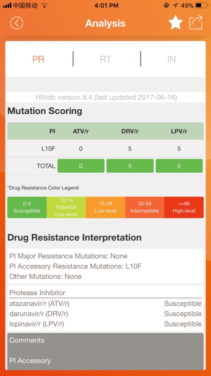 HIV Drug Resistance tool screenshot-4