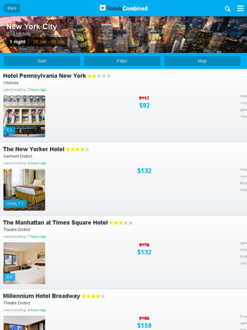 HotelsCombined: Hotel Search screenshot 2