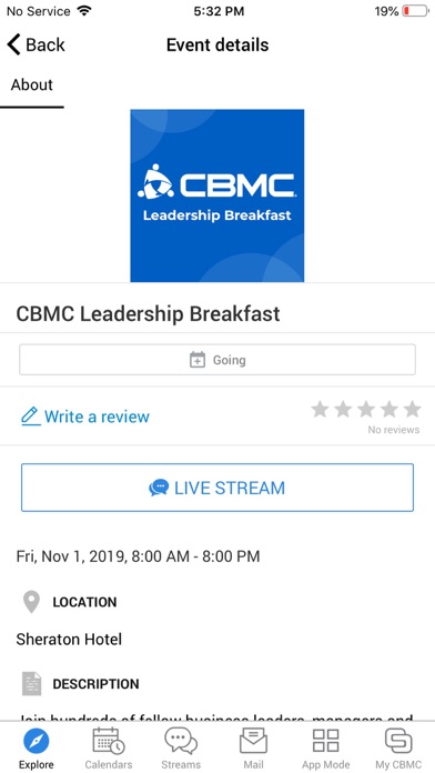 CBMC Breakfast screenshot 3
