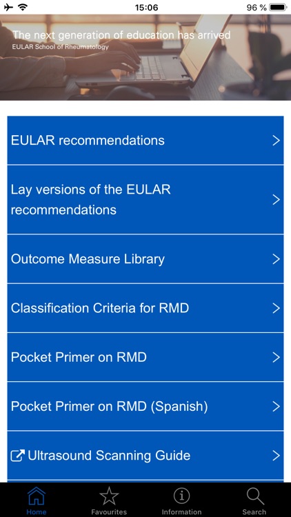 EULAR School app