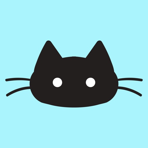 Black Kitty Cat Stickers icon