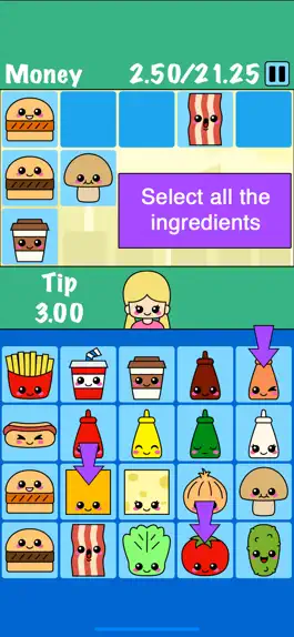 Game screenshot Burger Memory Game apk