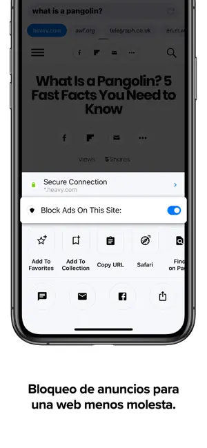 캡처 5 Navegador Cake iphone