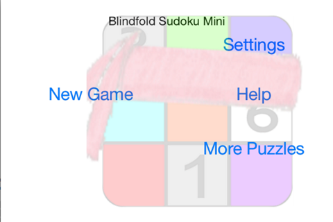 Blindfold Sudoku Mini - náhled