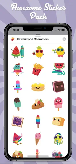 Game screenshot Kawaii Food Characters apk