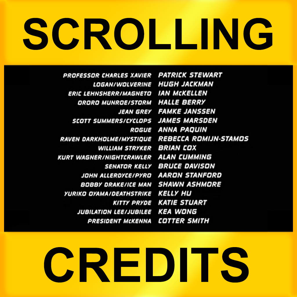 Get Scrolling Credits for iOS, iPhone, iPad Aso Report