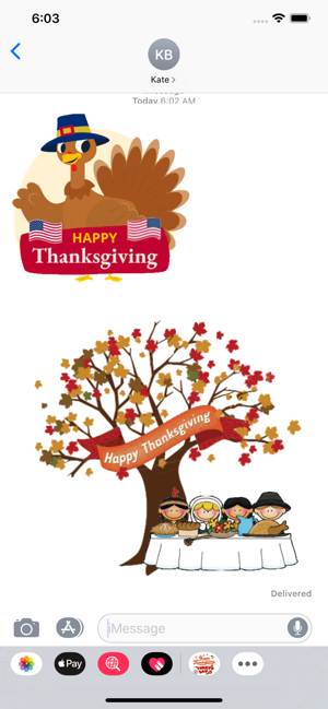 Happy Thanksgiving Sticker Gif(圖1)-速報App