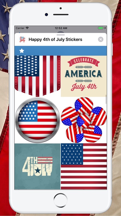 Happy 4th of July Stickers ! screenshot-7