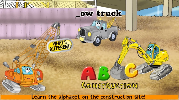 Construction Truck Games ABC