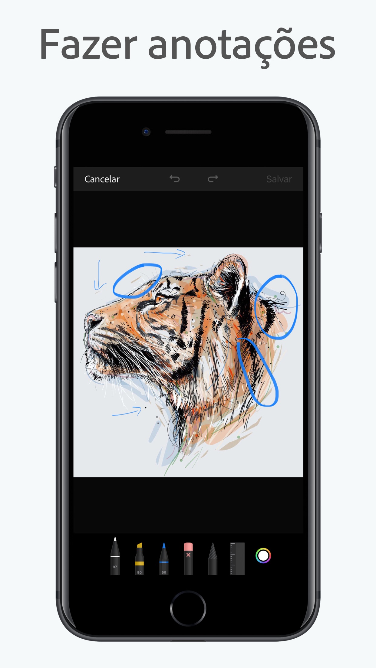 Screenshot do app Adobe Creative Cloud