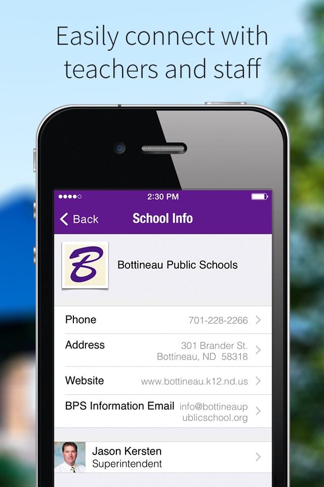 Bottineau Public Schools screenshot 2