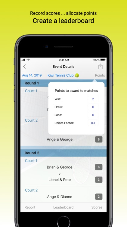 MatchUp Tennis Organizer Pro screenshot-5
