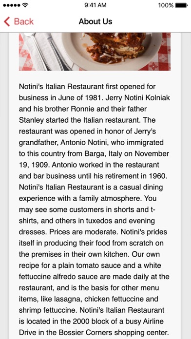 Notini's Italian Restaurant screenshot 4