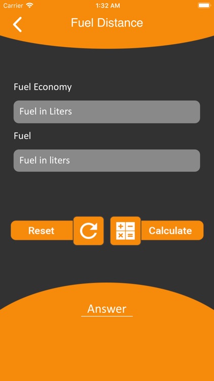 Fuel Estimate Calc