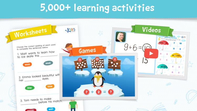 Kids Academy: Pre-K-3 learning screenshot-0