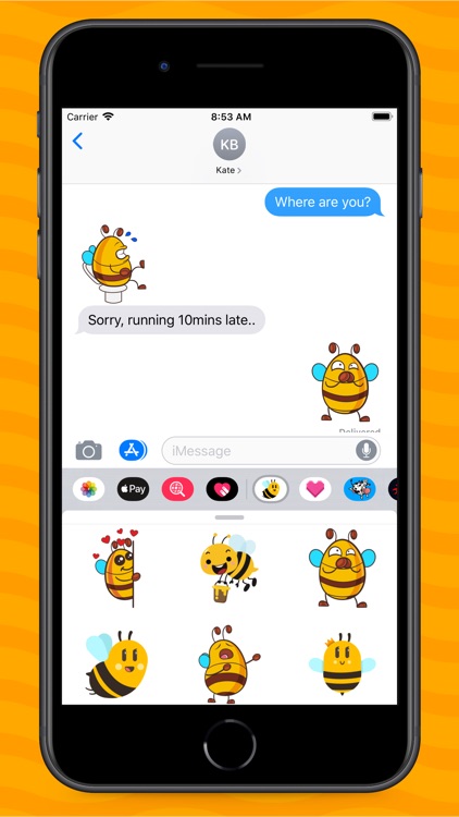 Love Bees Stickers screenshot-4