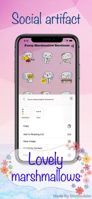 Funny Marshmallow Emoticons(圖2)-速報App