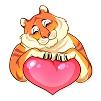 Adorable Tiger Stickers HD apk