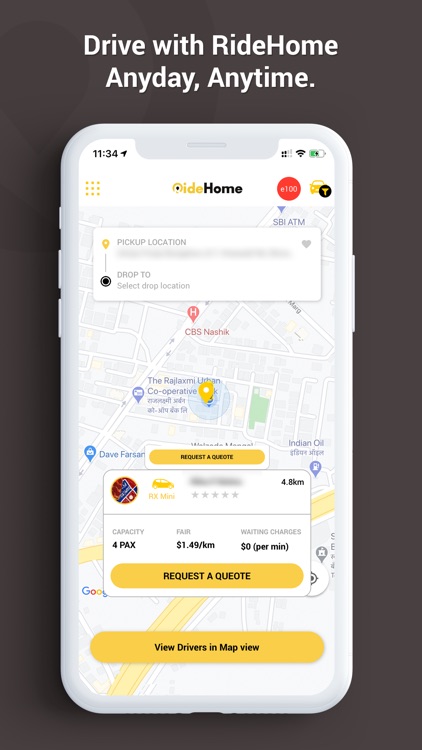 eRideHome-Rideshare screenshot-5