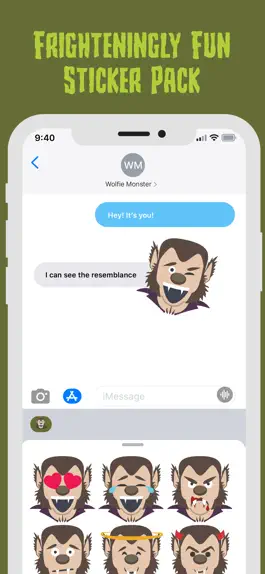 Game screenshot Wolfie - Monster Mojis Series hack