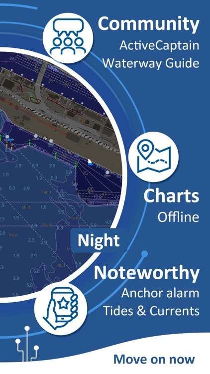 Aqua Map: Marine & Lake charts