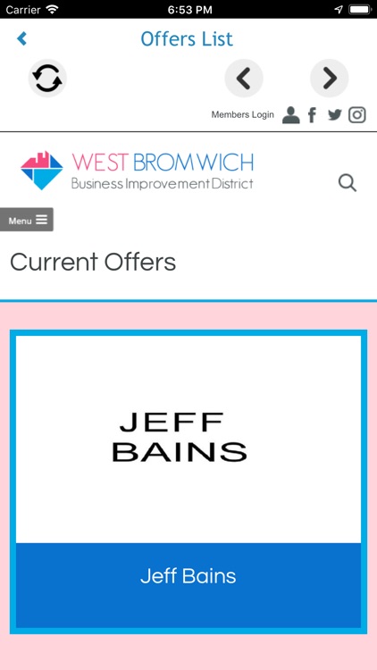 West Bromwich BID Card