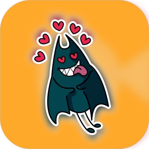 Funny Bat Stickers HD