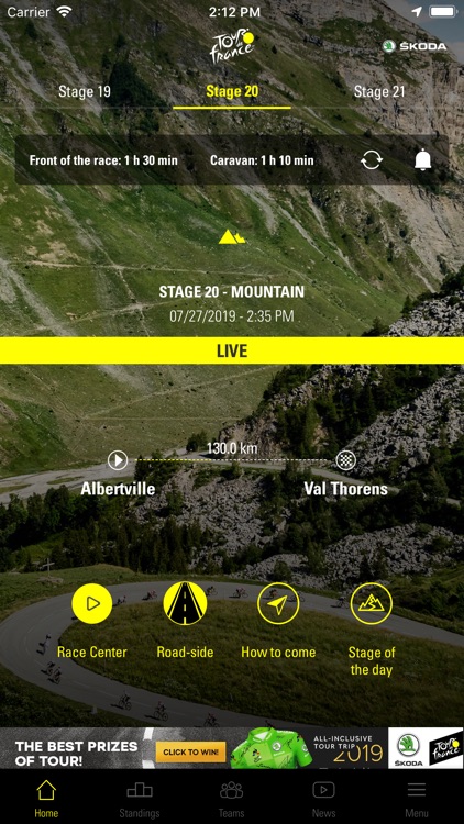TDF 2020, presented by ŠKODA