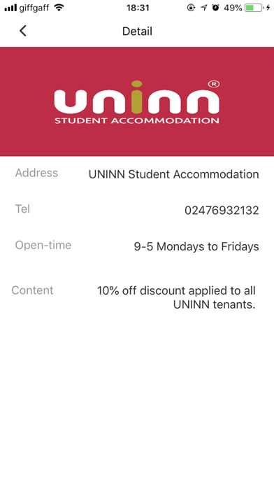 UNINN Student Accommodation screenshot 4