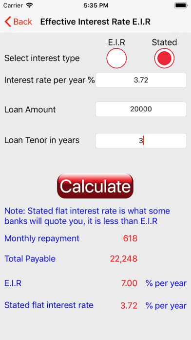 Loan Calculator - Global & SG screenshot 2