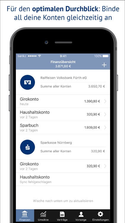 bankz – Finanz- & Vorsorge-App